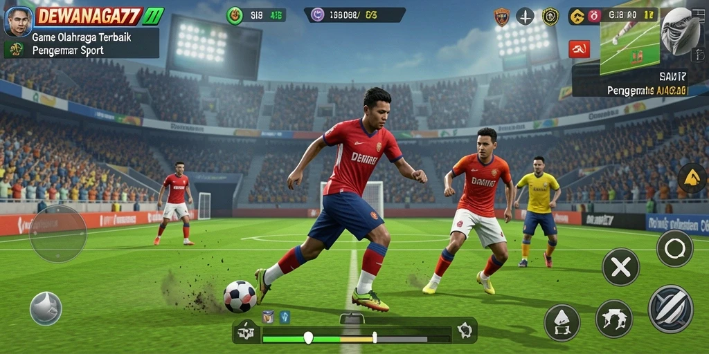 Tampilan gameplay seru di DEWANAGA77 dengan berbagai olahraga.