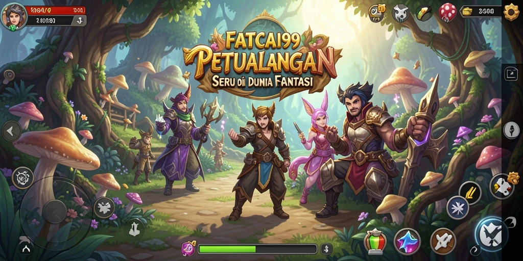 Tampilan menarik gameplay di dunia petualangan FATCAI99.