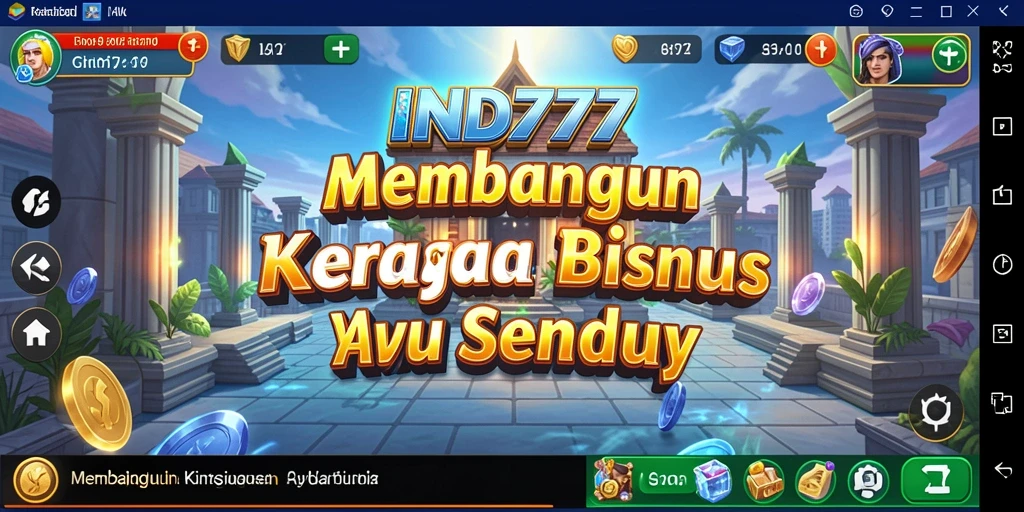 Tangkapan layar menunjukkan bagaimana membangun kerajaan bisnis dalam IND777.