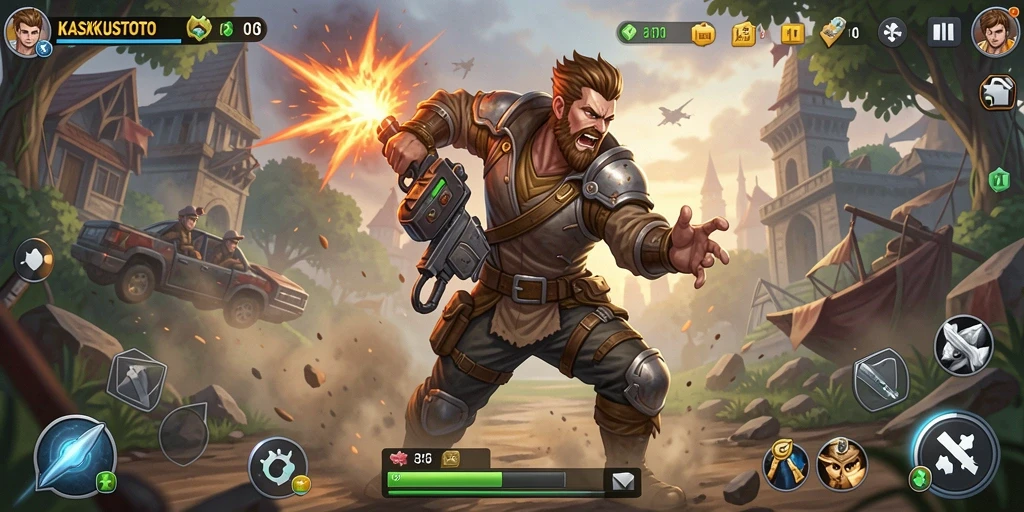 Tampilan gameplay seru dan mendebarkan dari KASKUSTOTO.