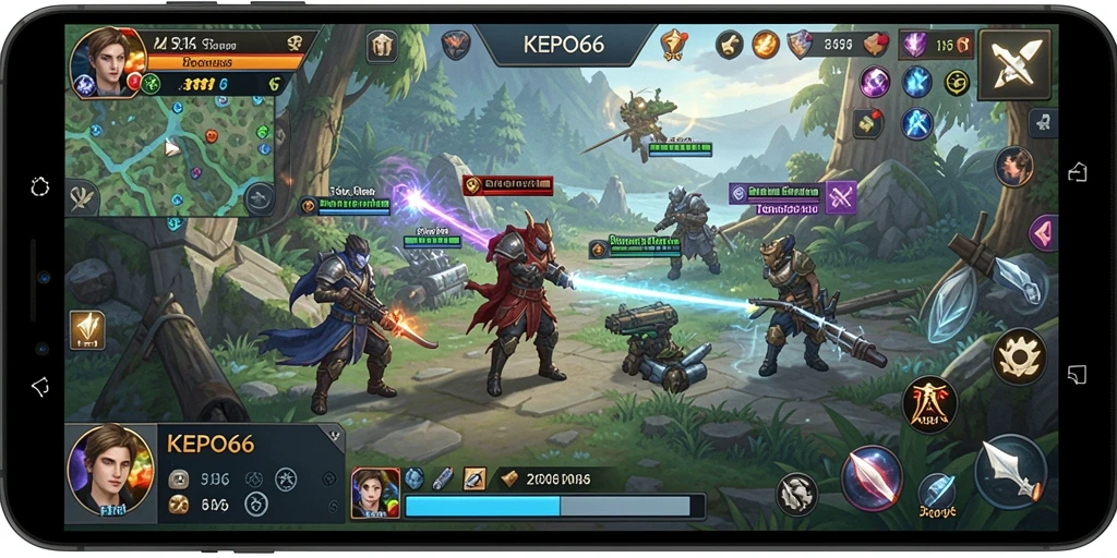 Tampilan menarik dari gameplay KEPO66 yang menantang.