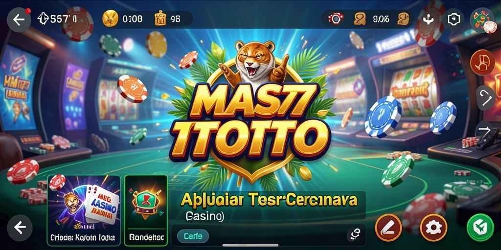 Screenshot utama MAS77TOTO menampilkan gameplay Kasino yang mendebarkan.