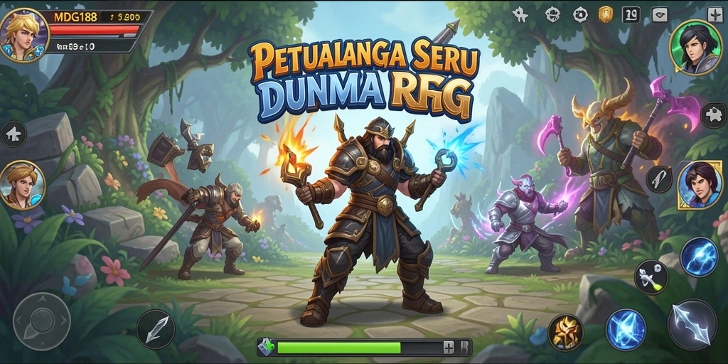Tampilan menawan gameplay seru MDG188 RPG.