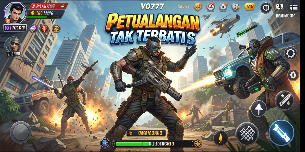 Tangkapan layar dari VO777 yang menunjukkan aksi seru dalam permainan.
