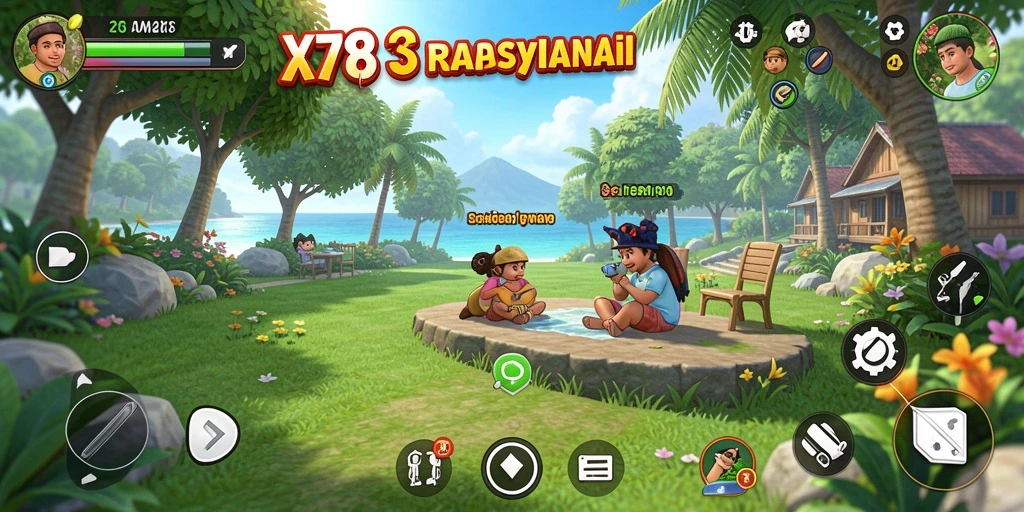 Tampilan gameplay X78 yang seru dan penuh warna.