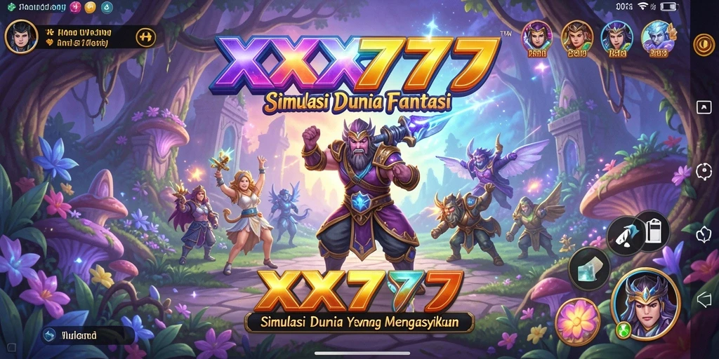 Screenshot utama XXX777 menunjukkan momen seru dalam gameplay Simulation.